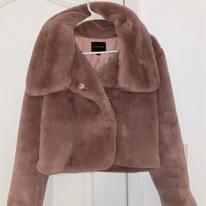 Soft pink coat